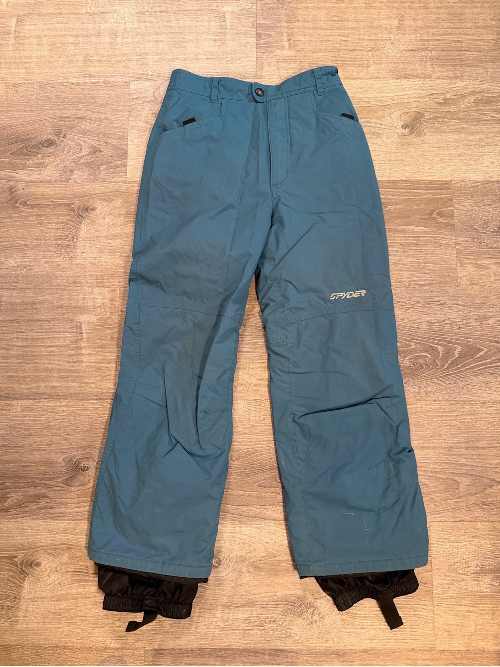 Spyder Girls Size 16 Turquoise Blue Ski Snow Pants